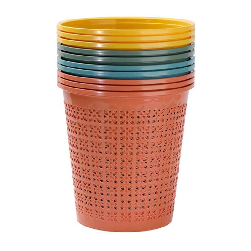 Four-Leaf Heart Hollow Plastic Waste Bin