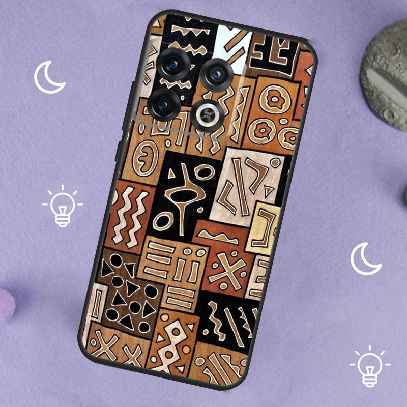 

African Print Fabric Case For OnePlus 13R 12R 10R 13T 15 13 12 11 8T 10T Nord CE 4 3 2 Lite N20 N30 Nord 5 Cover OnePlus 9Pro