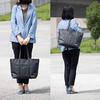 Bolsa Tote Executiva INFITH UNISON (Preto) - Repelente à água, Multifuncional, Autossustentável, Grande Capacidade, Serve para Tamanhos B4 e A4, Perfeito para
