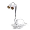 360 Degrees Flexible Light Holder Double Heads Clip With Daul Switch Extension Bulb Lamp E27 Socket for LED Grow Light