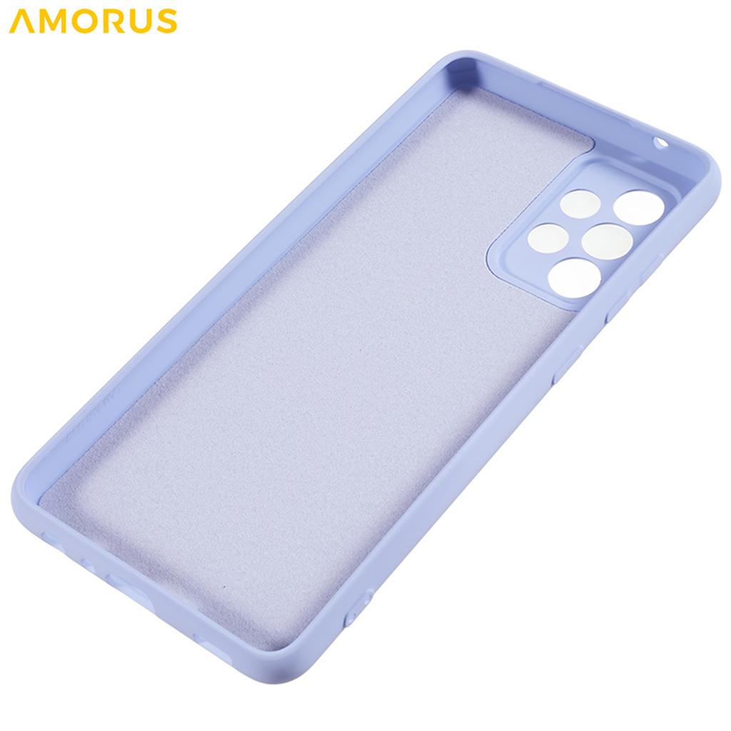 For Samsung Galaxy A52 4G/5G/A52s 5G Case Precise Cutouts TPU Fiber Lining Shockproof Phone Cover