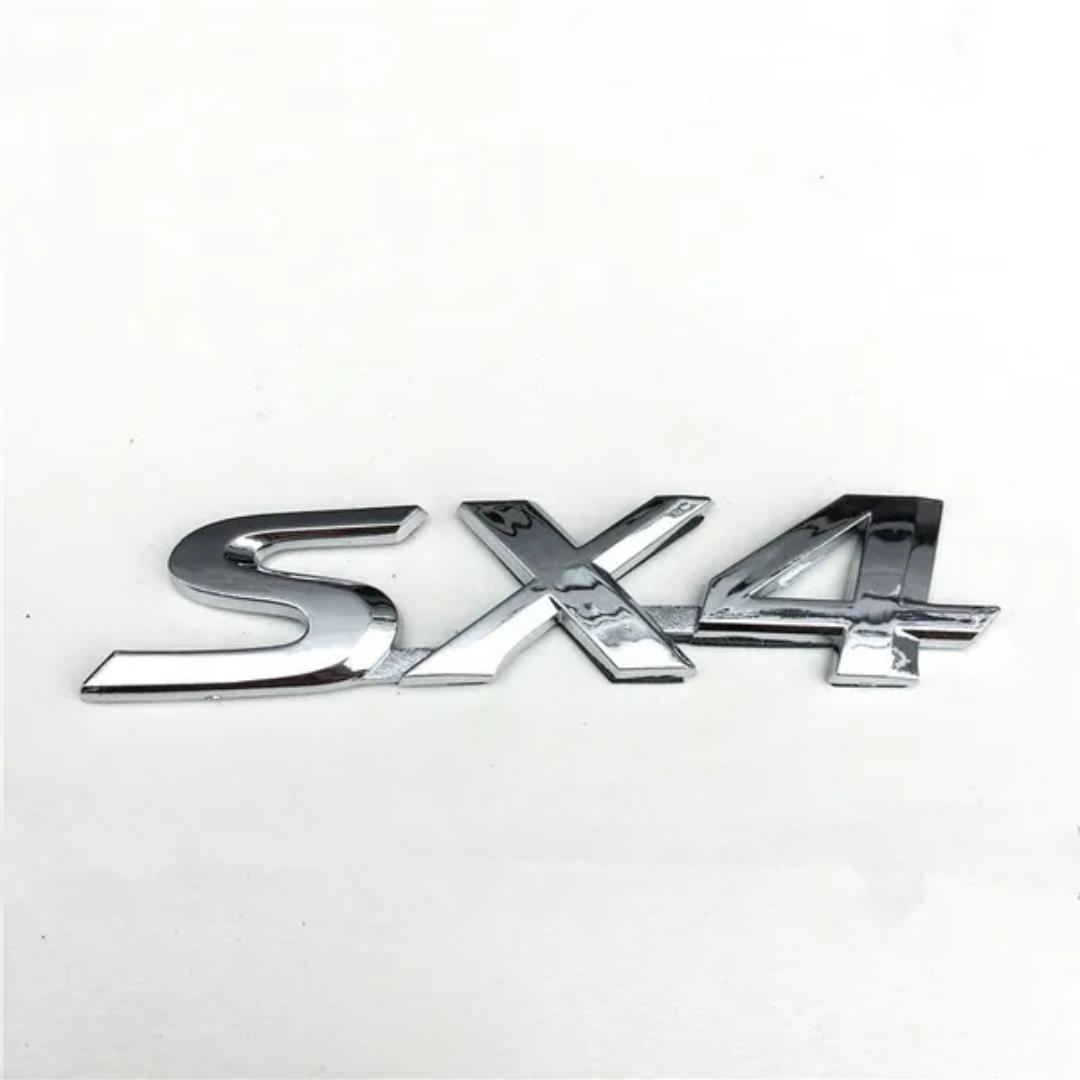 

SX4 логотип автомобиля задняя эмблема наклейка для S/uzuki SX4 серебряный