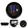 CNSPEED Universal 12V 2" 52mm Fuel Level Gauge Car Motorcycle Fuel Level Meter Gauge Electronic LED Ultra Thin Benzine Meter