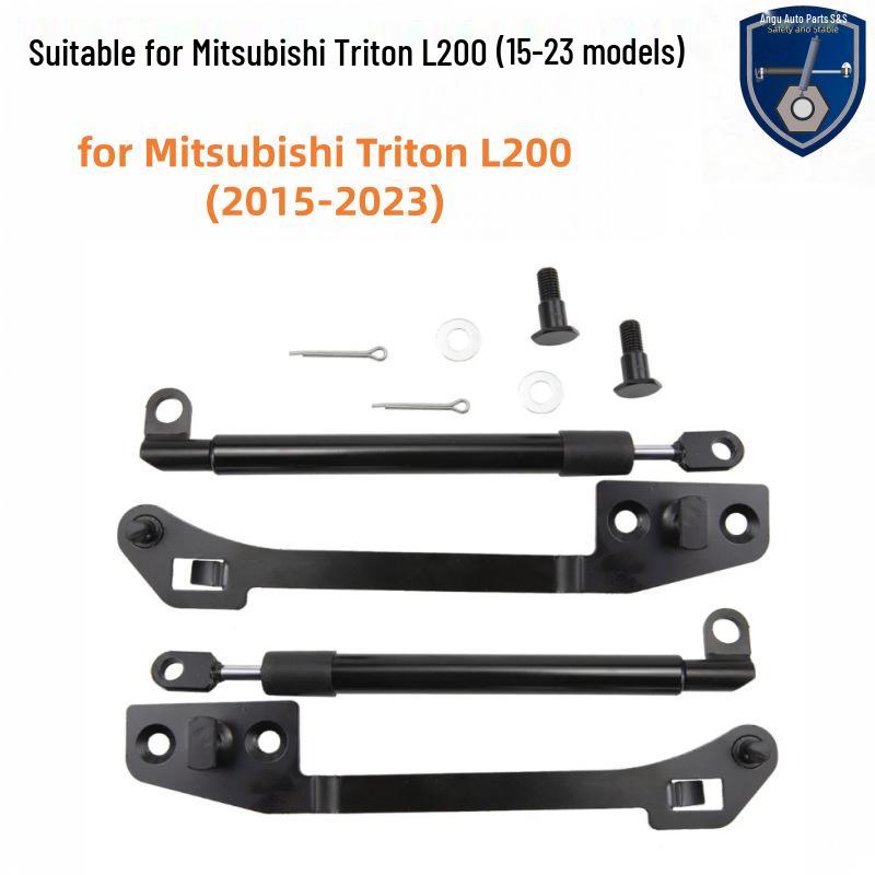 Hydraulic Slow-Drop Rod for 2015-2023 Mitsubishi TRITON L200 Tailgate Modification One pair of Mitsubishi TRITON tailgate чёрный