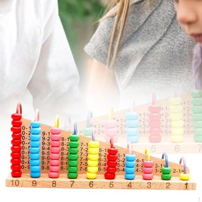 Wooden Abacus Math Counting Toy Educational Games Classic Developmental Early Learning Wood