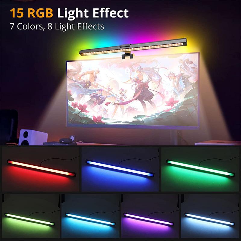 RGB Gaming Monitor Screen Light: Eye Protection & Desktop Ambiance