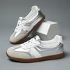Women's Retro Casual Sneakers PU Leather Non-slip Sports Shoes Soft Sole Non-slip Footwear for Walking Traveling