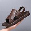 Classics Man Slippers Soft Slides Lightweight Clogs Shoes Flats Summer Men's Sandals Casual Beach Shoes Non-Slip Durable Sole