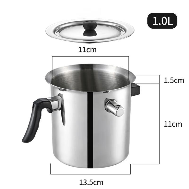 Zhenhui Life 1.0L Stainless Steel Insulated Milk Pot