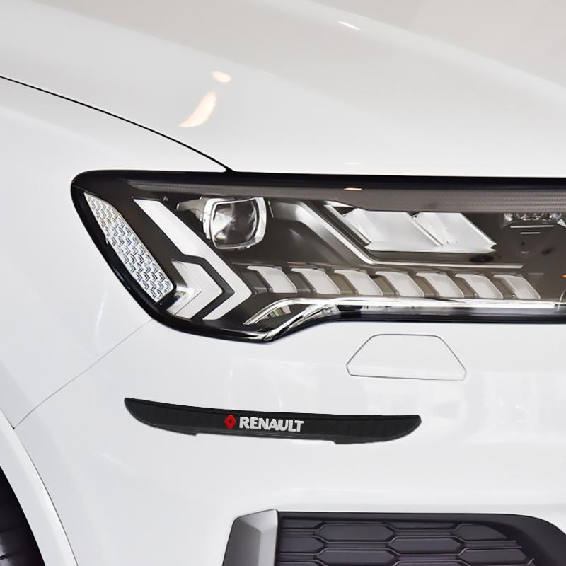 Copricerchi 4 Pezzi Gomma Auto Strisce Paracolpi Anti-collisione Portiera Auto Protettore Per Renault Megane 2 3 4 Twingo Clio Talisman Captur T