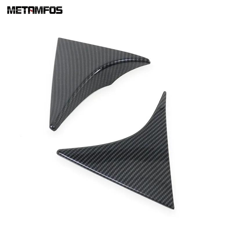 Rear Window Side Spoiler Wing Cover Trim For Hyundai Tucson 2015-2018   Carbon Fiber Exterior Accessories Car Styling