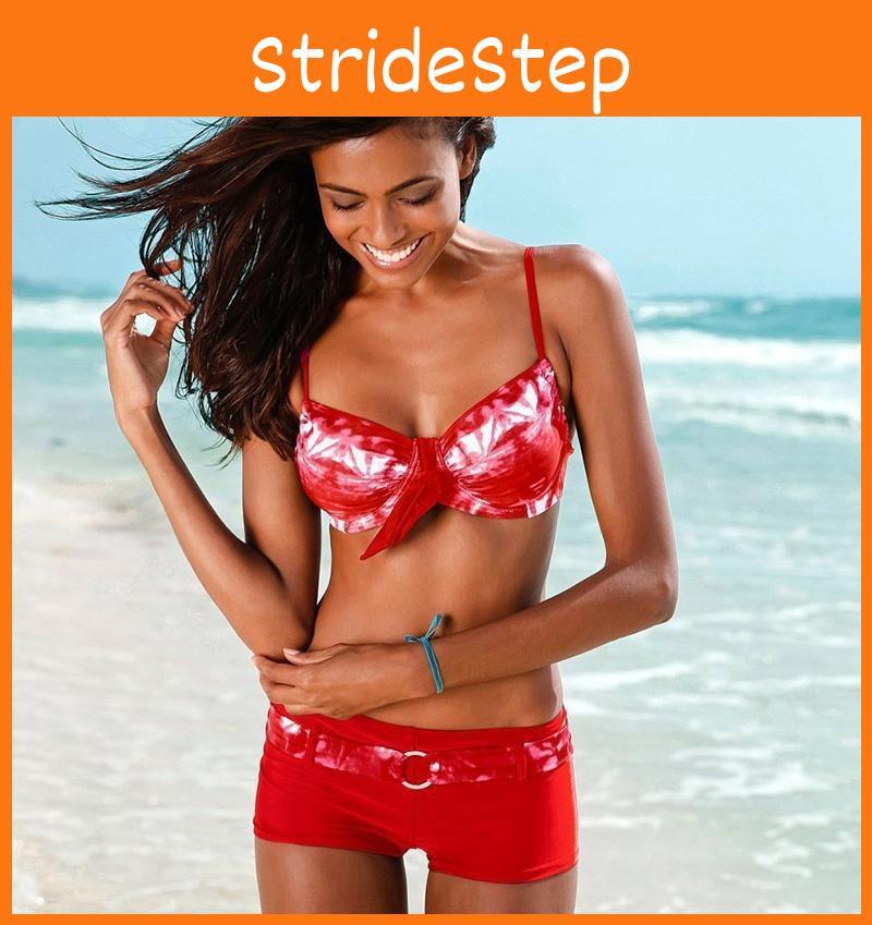 Women Sexy Wrap Push Up Boxer Sport Bikinis Sets For Summer Swimsuit Underwire With Premium Quality And Timeless Design