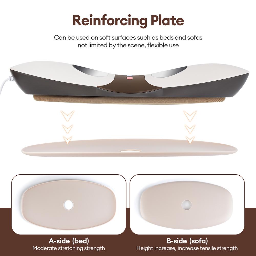 Electric Waist Traction Massager Adjustable Vibration Lumbar Traction Massager Waist Spine Support Back Massage Machine