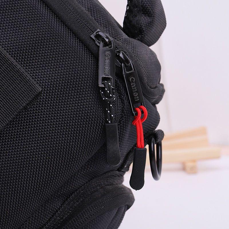 Colored PVC Zipper Pull Rope with Removable Drawstring and Rubber Pull Tab for Bags and Luggage