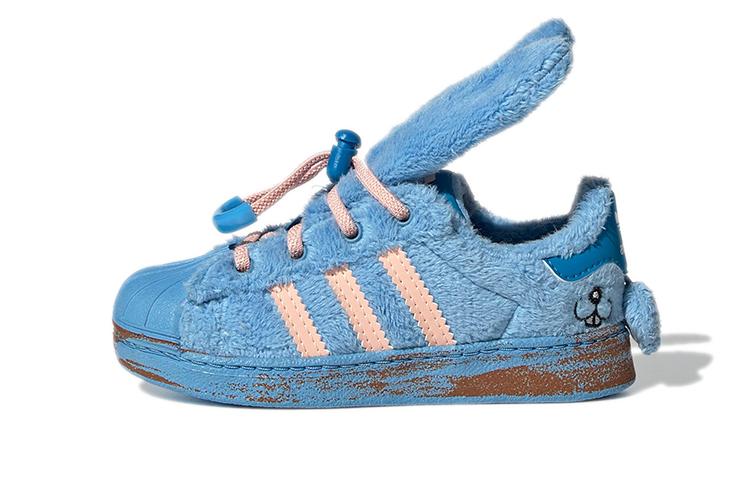 

Adidas Originals SUPERSTAR 360 Abrasion Resistant Low top Toddler Shoes Blue Infant And Toddler GW6045 26.5