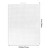 AEE4-4 PCS 14 Count Plastic Mesh Canvas Sheets For Embroidery, White Plastic Needlepoint Canvas (8 X 11 Inches)