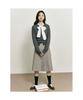 Binpolleidiseu [B. My] Classic Check Pleated Midi Skirt Brown (Bf5827N03D)