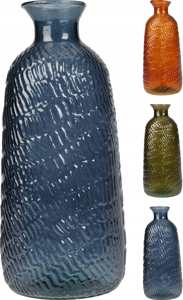 Decorative Glass Vase for Flowers 13 X 31 Cm