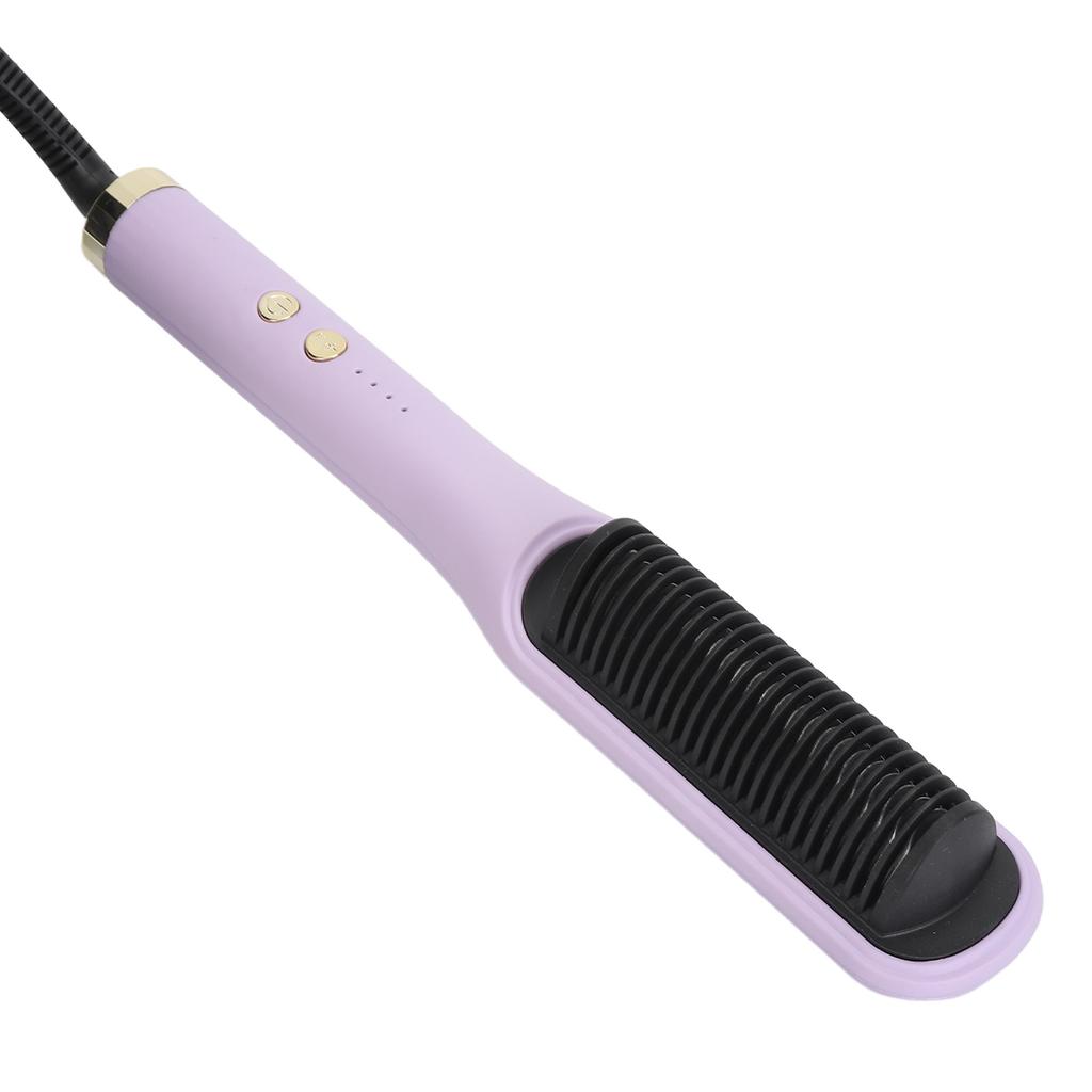 Hair Straightener Curler Negative Ion Hair Iron Dual Purpose PTC Heating Electric Styling Comb