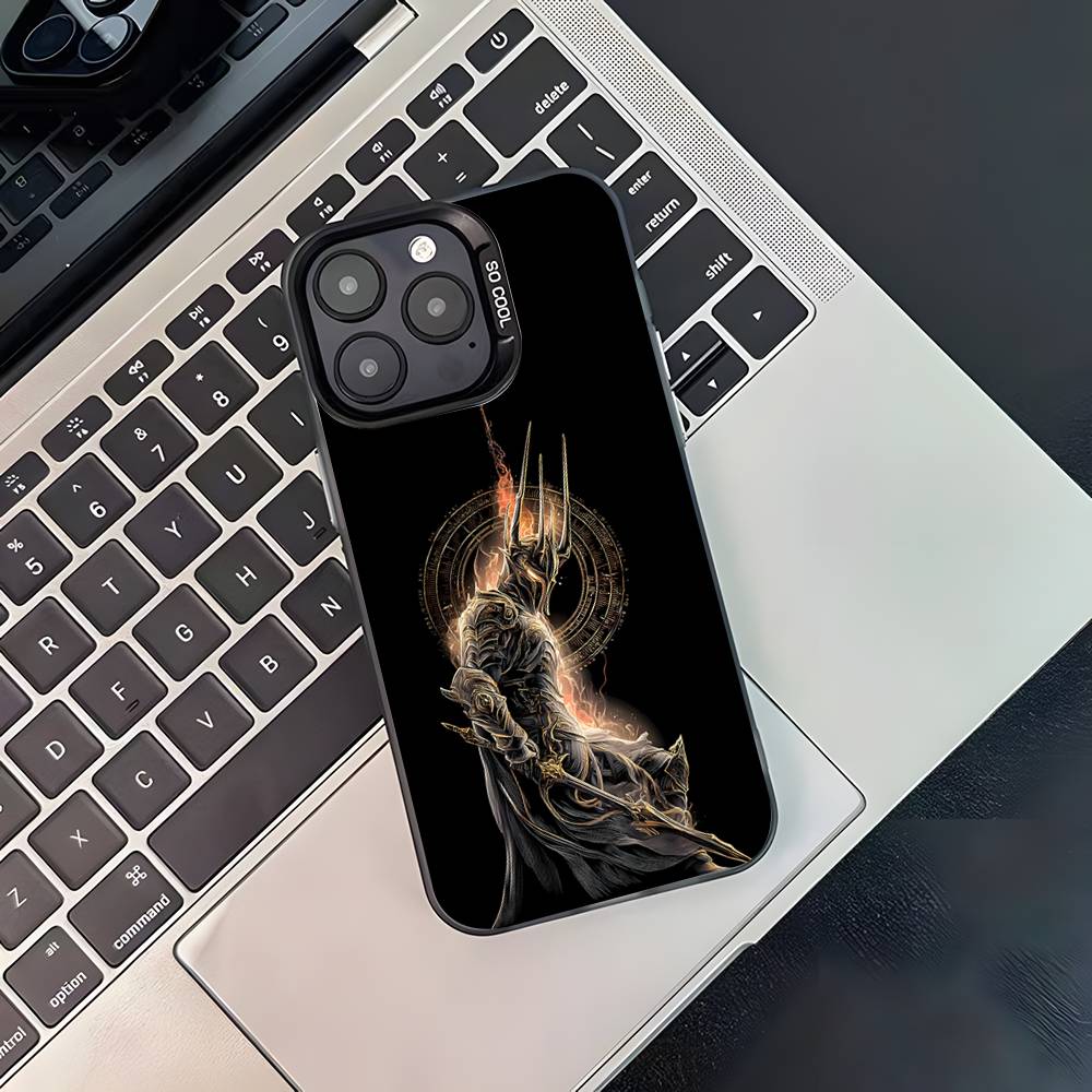 The Lord of the R-Rings Phone Case For iPhone 17,16,15,14,13,12,11,Pro,XS,Max,Plus,Mini,SE Black Candy Matte Shockproof Cover