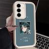 Phone Case for Samsung Galaxy S26 S25 Ultra S24 FE Genshin Impact Simple Design Shell S23 Plus S22 + S21 S20 5G Soft Silicone Fu
