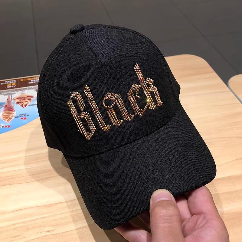 

Женская осенне-зимняя бейсболка с бриллиантовой буквой, в корейском стиле, повседневная и модная, универсальная, уличная, трендовая, зимняя бейсболка 54-58Cm