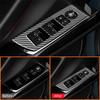 For Mazda CX-9 2016- Carbon Fiber 4PCS Car Power Window Lifter Switch Panel Trim Frame Decoration Sticker Interior Parts