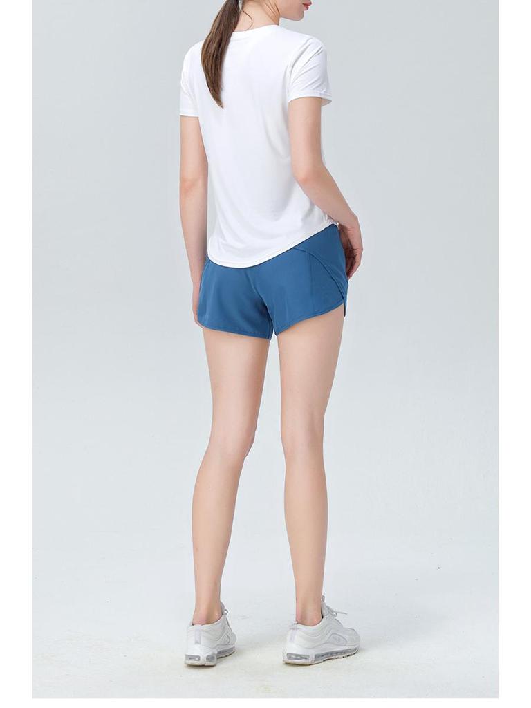 Ice-Cool Breathable Yoga T-Shirt: Quick-Dry, Moisture-Wicking Fitness Top