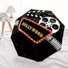 1pc Hollywood Filmstrip Themed High-quality Umbrella,Automatic Opening and Closing Umbrella,Multi-functional Umbrella G0811184