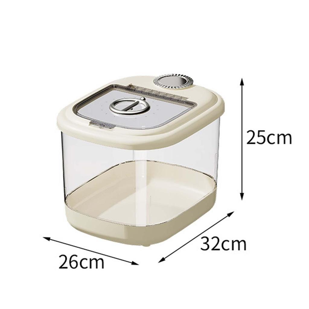 Cereal Rice Food Storage Container Dispenser Bin with Lid Pet Large Store