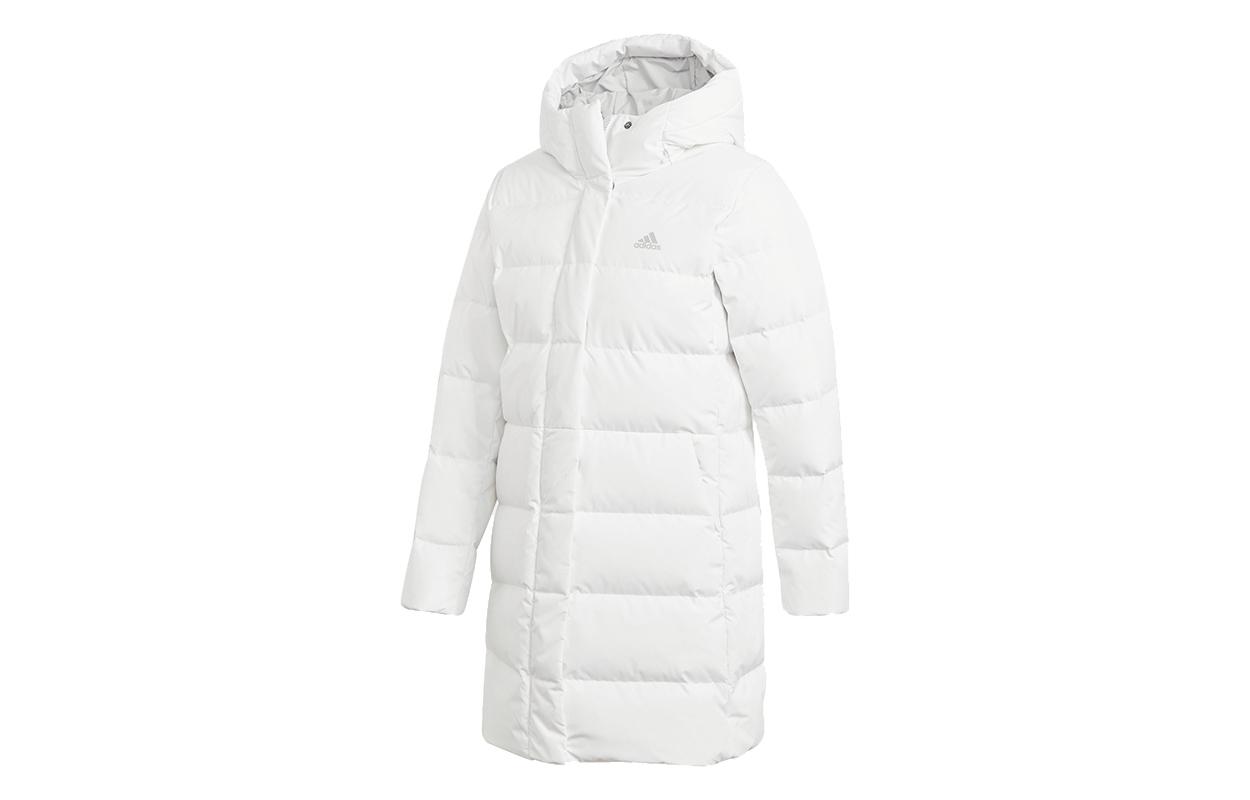 Adidas Down Jackets Women s White Hooded Moderate Other GE9992 XS