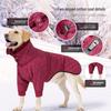 Winter Daunenjacke für mittelgroße und große Hunde - Winddicht, Warm, Zweibeiniges Design
