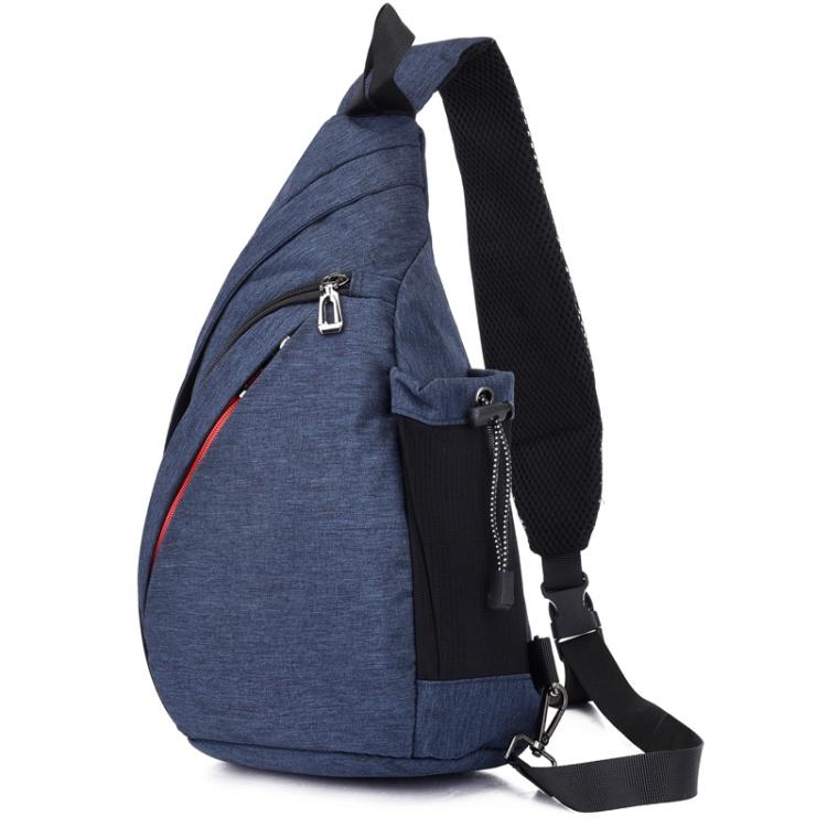 Oxford Cloth Chest Bag Multifunctional Large Capacity Men'S Crossbody Bag Casual Sports Outdoor Backpack