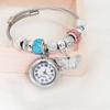 Precise Beaded Watches Elegant Quartz Watch Trendy Women's Bracelet Watches  Birthday Gift