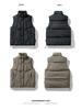 American Retro Japanese Style Stand Collar Duck Down Jacket - Men's & Couple Casual Vest