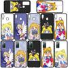 Cover for iPhone 16 15 Xiaomi Redmi Note 14 13 12 11 Pro Max X 8 9 16e Samsung Galaxy S25 S24 S23 Moto G85 OPPO Huawei Sailor Comics Moon Phone Case