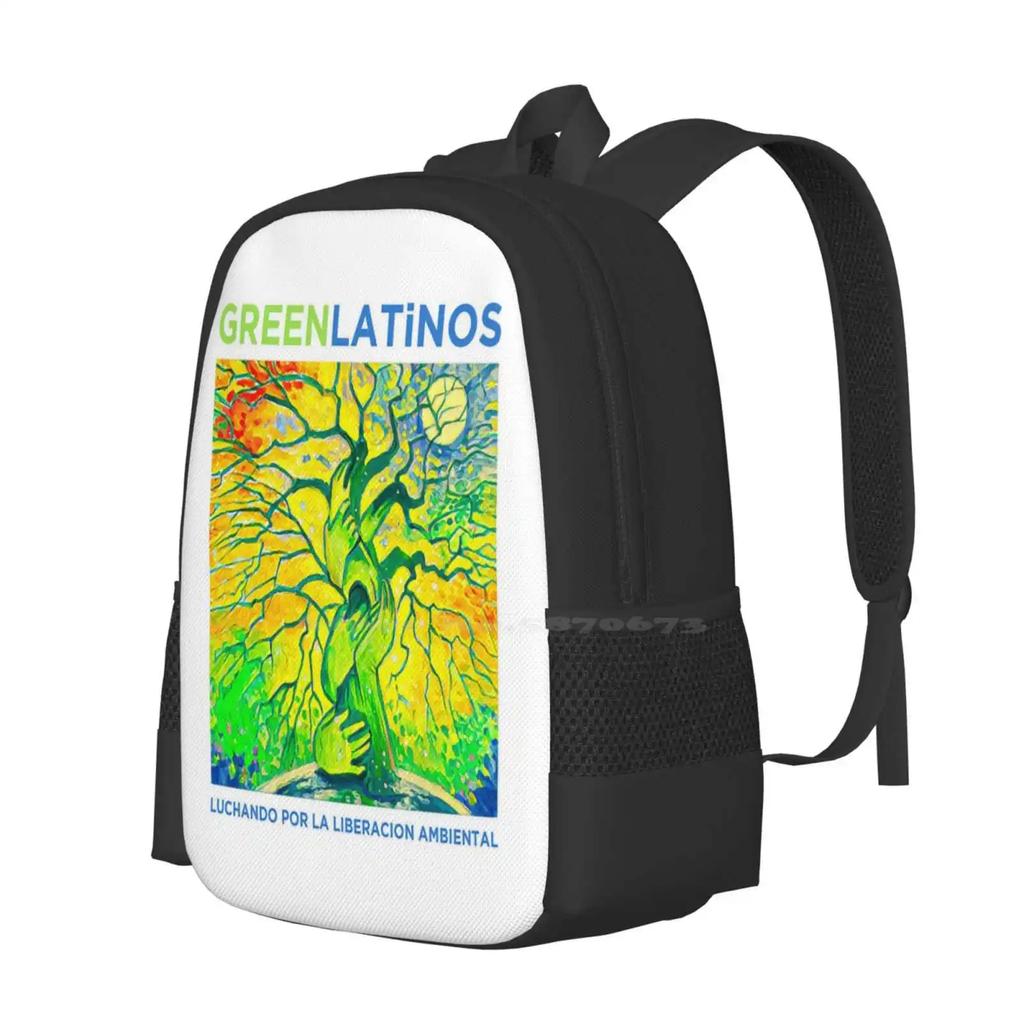 Serie Arte-Sana : Hijos Del Sol Hot Sale Backpack Fashion Bags Greenlatinos Tree Arbol Comunidad Community Environment Ambiente