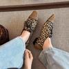 New Comfortable Cowhide Single Shoes Pointed Casual Leather Four Seasons Wear Small Leather Shoes Low Heel Large Size Shoes Beef Tendon Sole Non-slip