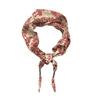 Headscarf silk scarf high-end sense retro neck protection scarf triangle scarf scarf women's floral headband bag head silk scarf