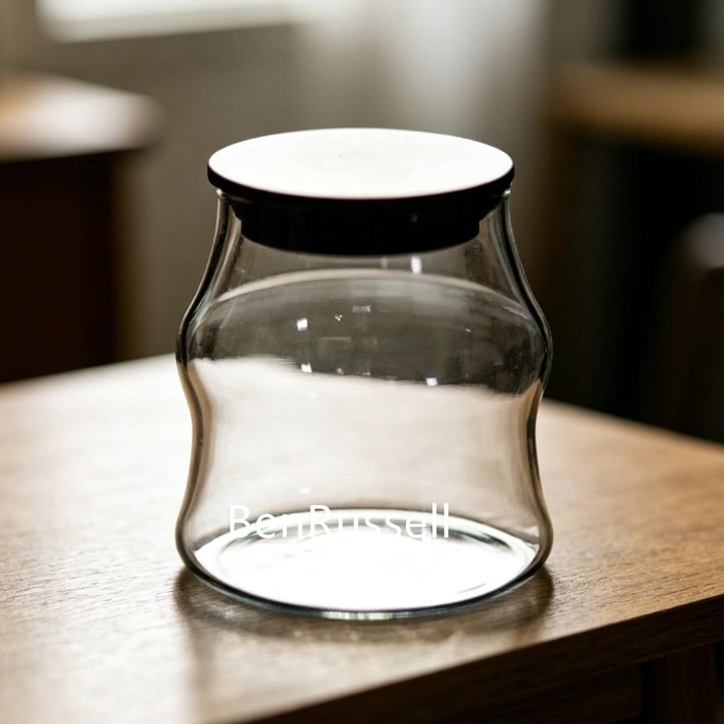 Moss Micro Landscape Small Glass Bottle with Lid Plant Terrarium Jar Vase Container Home Green Plant Decor