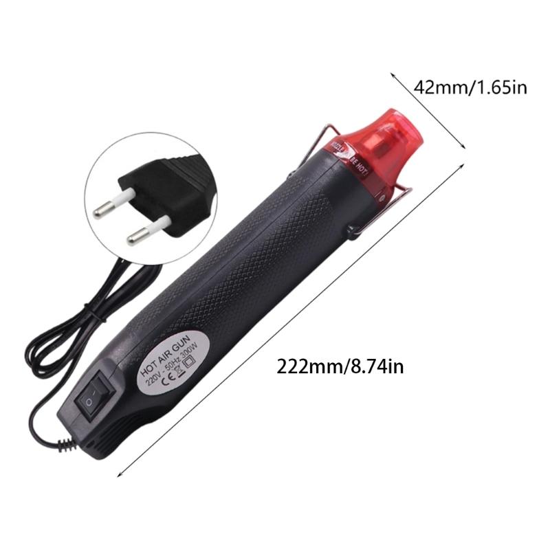 Heavy Dutys Heat Guns For Plastic Welding Shrink Film DIY Projects Fixed Temperature 200°C for Crafts, Shrinking PVC, DIY,