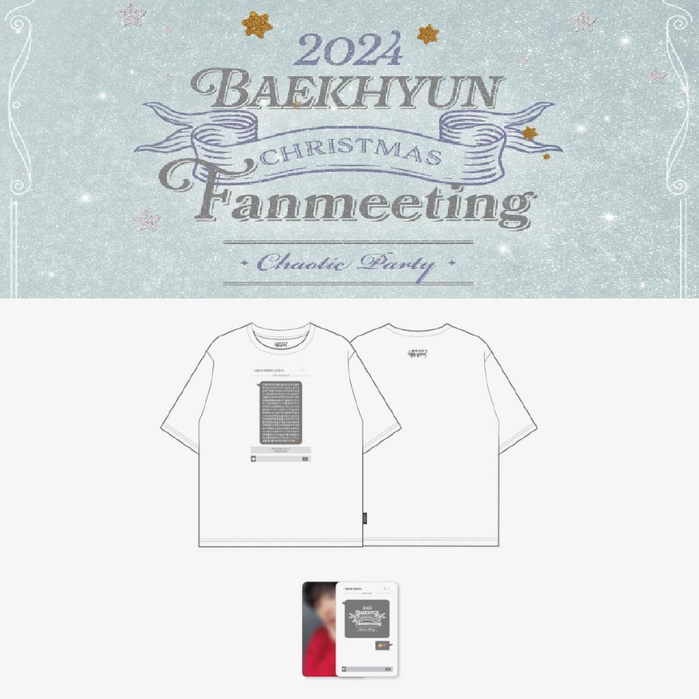 

Предварительный заказ футболки BAEKHYUN Christmas Fanmeeting 2024