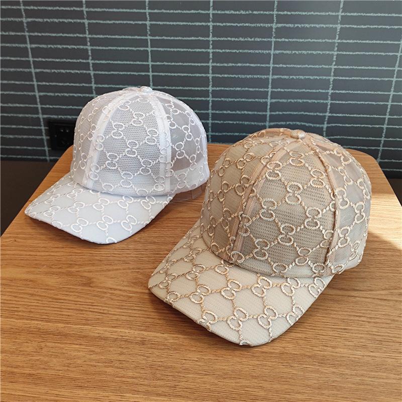 Mesh breathable baseball cap women's summer versatile fashion sunshade sun hat thin cap