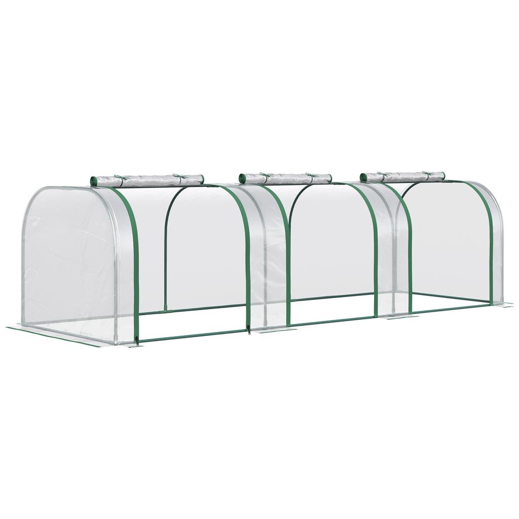 295 X 100 Cm Low Tunnel Greenhouse - Clear