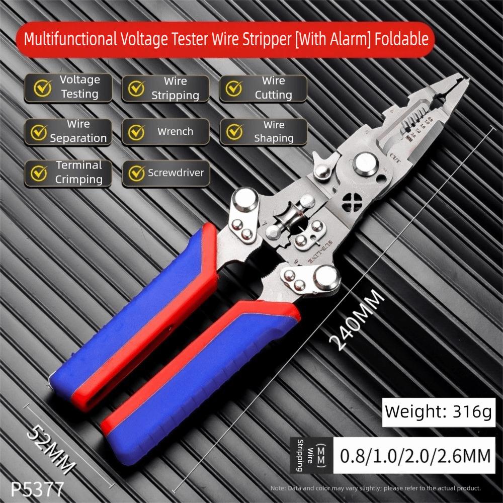 Foldable Wire Stripper 16-IN-1 Wire Stripping Pliers Portable Electrician Pliers  Electrician Tools