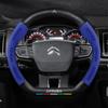 High Quality Steering Wheel Covers For Citroen Berlingo C1 C2 C3 Grand C4 Picasso C-ELYSEE Suede Leather Car Interior Accessorie