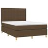 VidaXL Bed Slatted Base with Mattress and LED, Upholstered Bed, Double Bed, Adult Bed for Interior Bedroom, 3135440