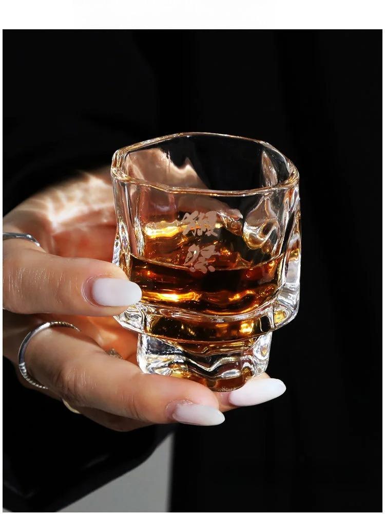Dassai Sake Drink Cup Japanese Designer Zen Crystal Tasting Wine Tumbler Liquor Shot Glass Whiskey Whisky Tumbler Brandy Snifter