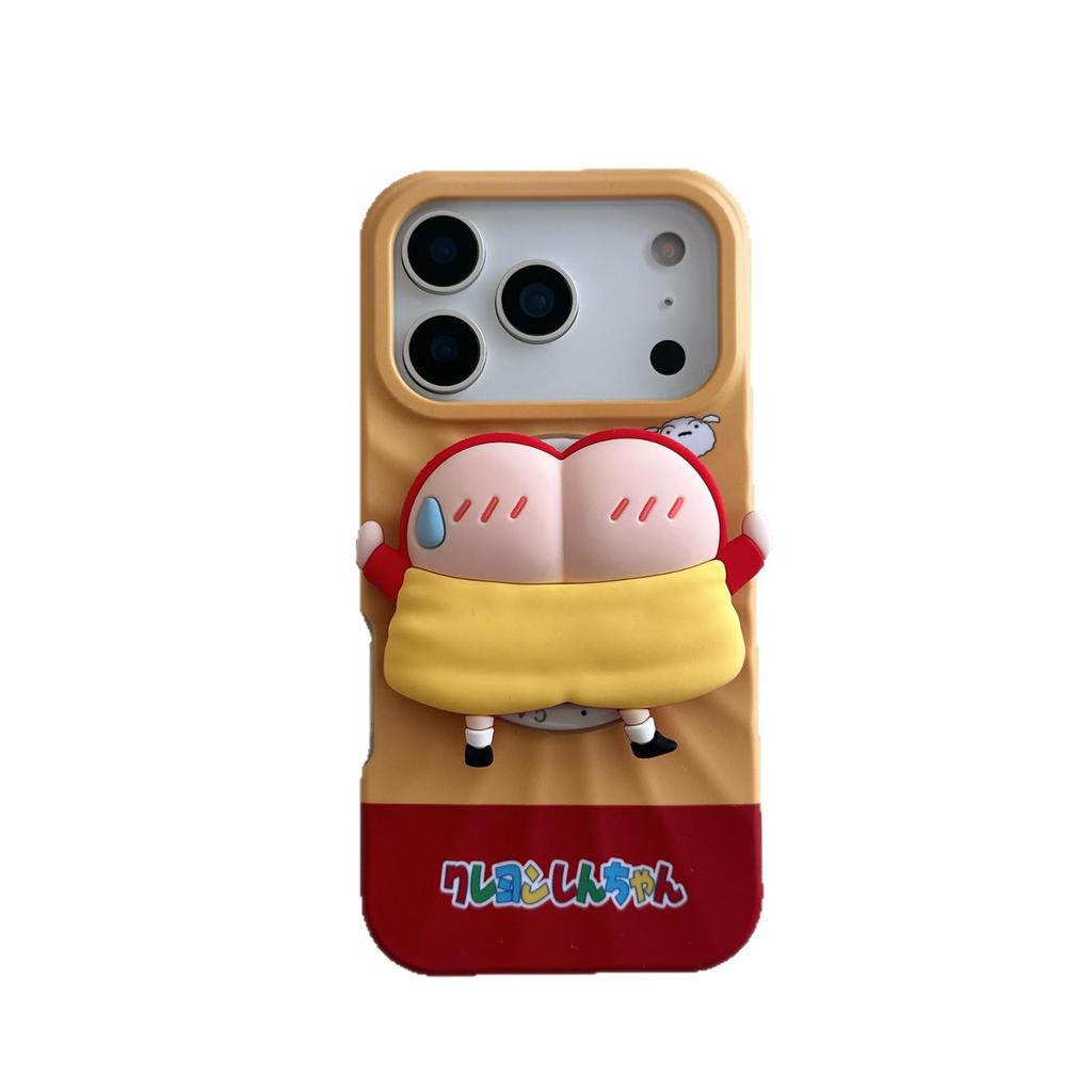 Soporte Magnético de Trasero de Shin-chan para Funda de iPhone 17/16 Pro Max/15/14