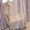 Luxury New European Style Curtains for Living Room Bedroom Double Layer Tulle Gauze Extravagance Embroidered Window Screens